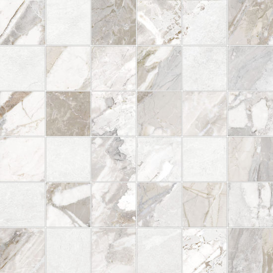 Dynasty White 2X2 Mosaic |  Carpet Barn Carpet One Inc.
