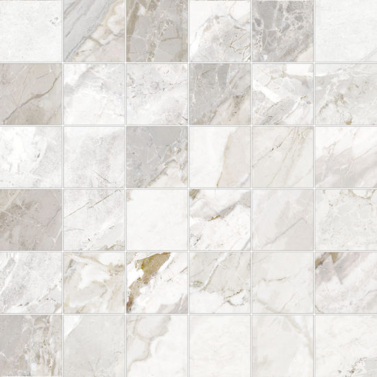 Dynasty White 2X2 Mosaic |  Carpet Barn Carpet One Inc.