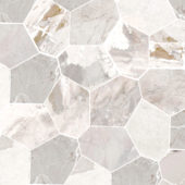 Dynasty White Polished/Matte 11X12 Eggs Mosaic |  Carpet Barn Carpet One Inc.
