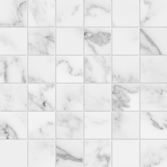 Florence 2X2 Bianco Matte Mosaic |  Carpet Barn Carpet One Inc.