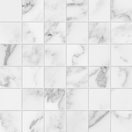 Florence 2X2 Bianco Matte Mosaic |  Carpet Barn Carpet One Inc.