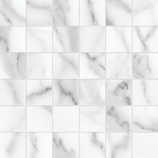 Florence 2X2 Statuario Matte Mosaic |  Carpet Barn Carpet One Inc.