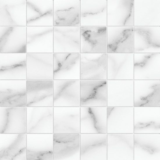 Florence 2X2 Statuario Matte Mosaic |  Carpet Barn Carpet One Inc.