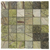 Forest Green Polished Marble Mosaic |  Carpet Barn Carpet One Inc.