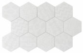 Form 5.5X6.3” White Decor Hexagon |  Carpet Barn Carpet One Inc.