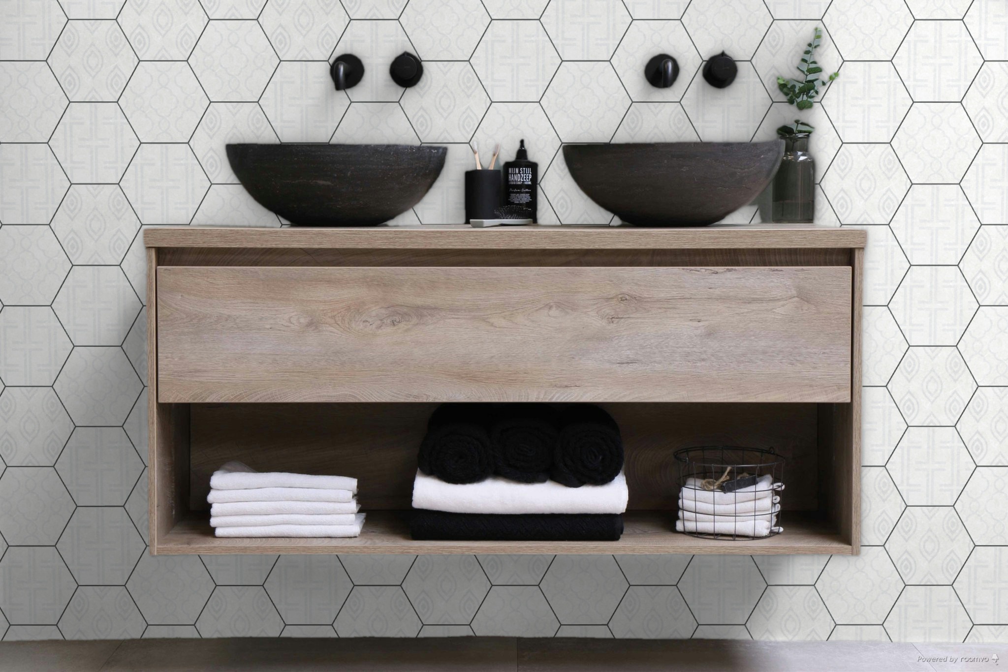 Form 5.5X6.3” White Decor* Hexagon |  Carpet Barn Carpet One Inc.