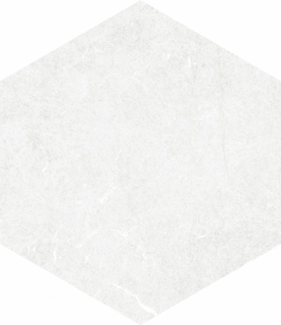 Form 5.5X6.3” White Hexagon |  Carpet Barn Carpet One Inc.