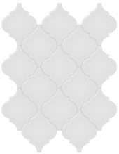Gallery Grey Glossy Arabesque Mosaic |  Carpet Barn Carpet One Inc.