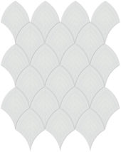 Gallery Grey Glossy Scallop Mosaic |  Carpet Barn Carpet One Inc.