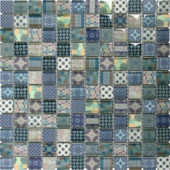 Glass Classic Décor Blue Glossy Mosaic |  Carpet Barn Carpet One Inc.
