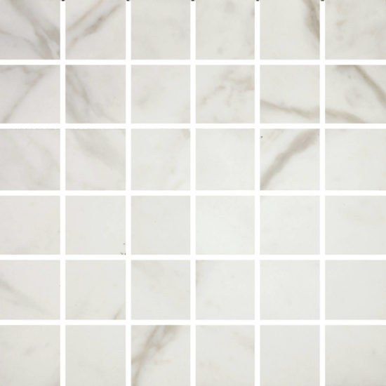 Golden Calacatta Matte 2X2 Mosaic |  Carpet Barn Carpet One Inc.