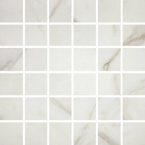 Golden Calacatta Matte 2X2 Mosaic |  Carpet Barn Carpet One Inc.