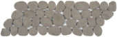 Grey Reconstituted Pebble Mosaic Interlocking Border |  Carpet Barn Carpet One Inc.