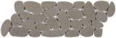 Light Grey Sliced Reconstituted Pebble Mosaic Interlocking Border |  Carpet Barn Carpet One Inc.
