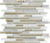 Linear Creme Brulee Mosaic |  Carpet Barn Carpet One Inc.