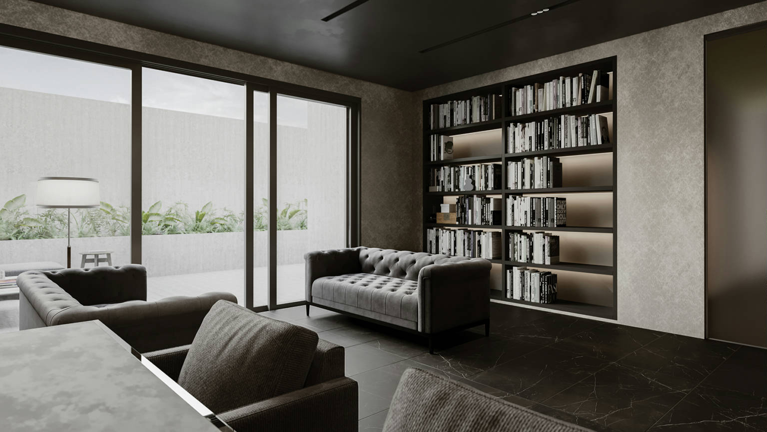 Luxury Tivoli Nero 24x48 2 |  Carpet Barn Carpet One Inc.
