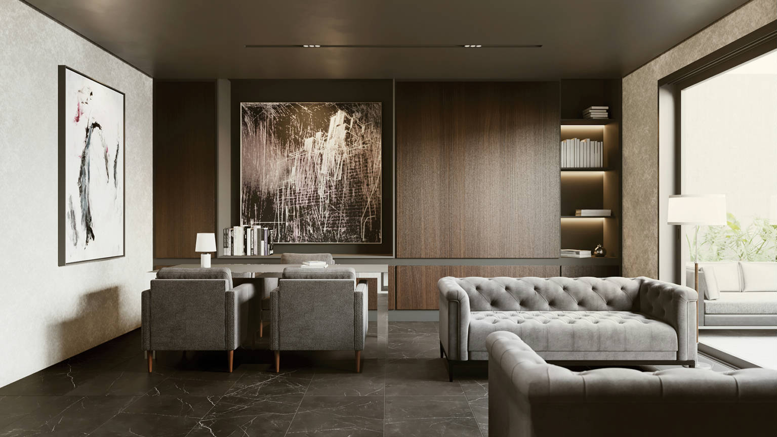Luxury Tivoli Nero 24x48 |  Carpet Barn Carpet One Inc.
