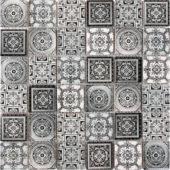 Matte & Shiny Glass Patchwork Pattern 2"X2" White Grey Mosaic |  Carpet Barn Carpet One Inc.