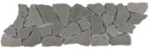 Mini Opus Grey Reconstituted Stone Border Interlocking Mosaic |  Carpet Barn Carpet One Inc.