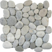 Mix Grey/Beige Rectified Matte Pebble Interlocking Mosaic |  Carpet Barn Carpet One Inc.