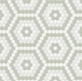 Morning Blend Matte Hexagon Pattern Mosaic |  Carpet Barn Carpet One Inc.