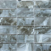 Onyx Pattern Blue Glass Sheet Mosaic |  Carpet Barn Carpet One Inc.