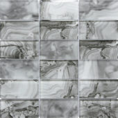 Onyx Pattern Grey Glass Sheet Mosaic |  Carpet Barn Carpet One Inc.