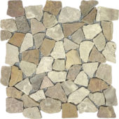 Onyx White/Red Opus Interlocking Mosaic |  Carpet Barn Carpet One Inc.
