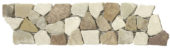 Onyx White/Red Opus Mosaic Interlocking Border |  Carpet Barn Carpet One Inc.