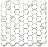 Polished 1" Adoration Hex Mosaic |  Carpet Barn Carpet One Inc.