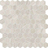 Polished 1" Passion Hex Mosaic |  Carpet Barn Carpet One Inc.