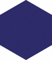 Ronda 5.5X6.3” Cobalt Hexagon |  Carpet Barn Carpet One Inc.