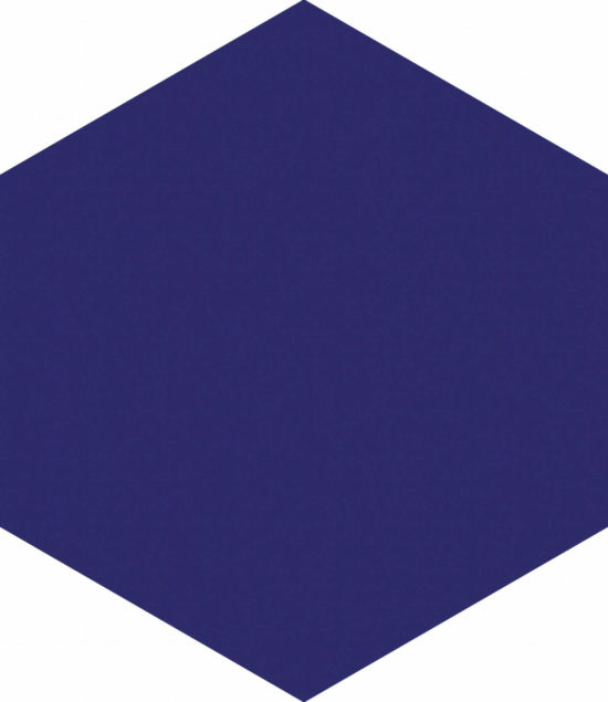 Ronda 5.5X6.3” Cobalt Hexagon |  Carpet Barn Carpet One Inc.