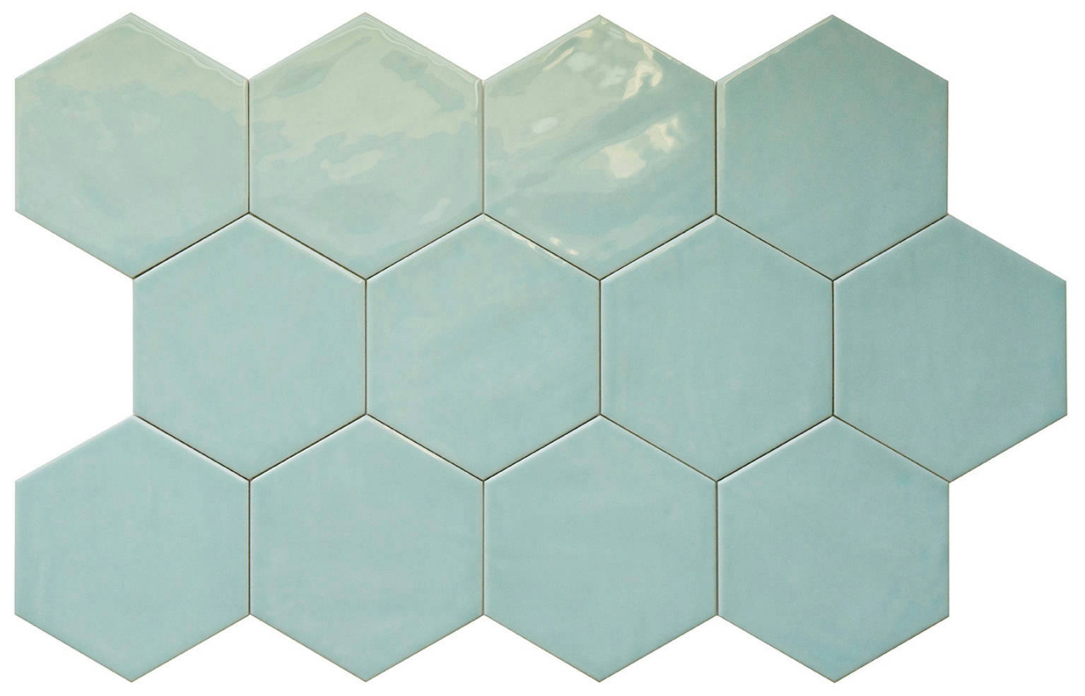 Ronda 5.5X6.3” Mint Hexagon |  Carpet Barn Carpet One Inc.