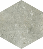 Seville 5.5X6.3” Grey Hexagon |  Carpet Barn Carpet One Inc.