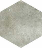 Seville 5.5X6.3” Grey Hexagon |  Carpet Barn Carpet One Inc.