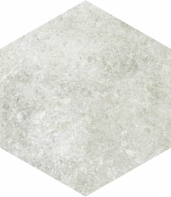 Seville 5.5X6.3” White Hexagon |  Carpet Barn Carpet One Inc.