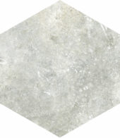 Seville 5.5X6.3” White Hexagon |  Carpet Barn Carpet One Inc.