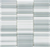 Shades Of Grey Blend Stacked Mosaic |  Carpet Barn Carpet One Inc.