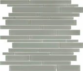 Smoke Random Strip Mosaic |  Carpet Barn Carpet One Inc.