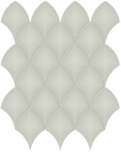 Soft Sage Glossy Scallop Mosaic |  Carpet Barn Carpet One Inc.