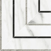 Statuario Venezia Honed Picco Mosaic |  Carpet Barn Carpet One Inc.