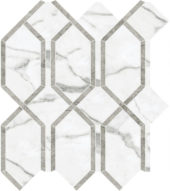 Statuario Venezia Polished Modella Mosaic |  Carpet Barn Carpet One Inc.