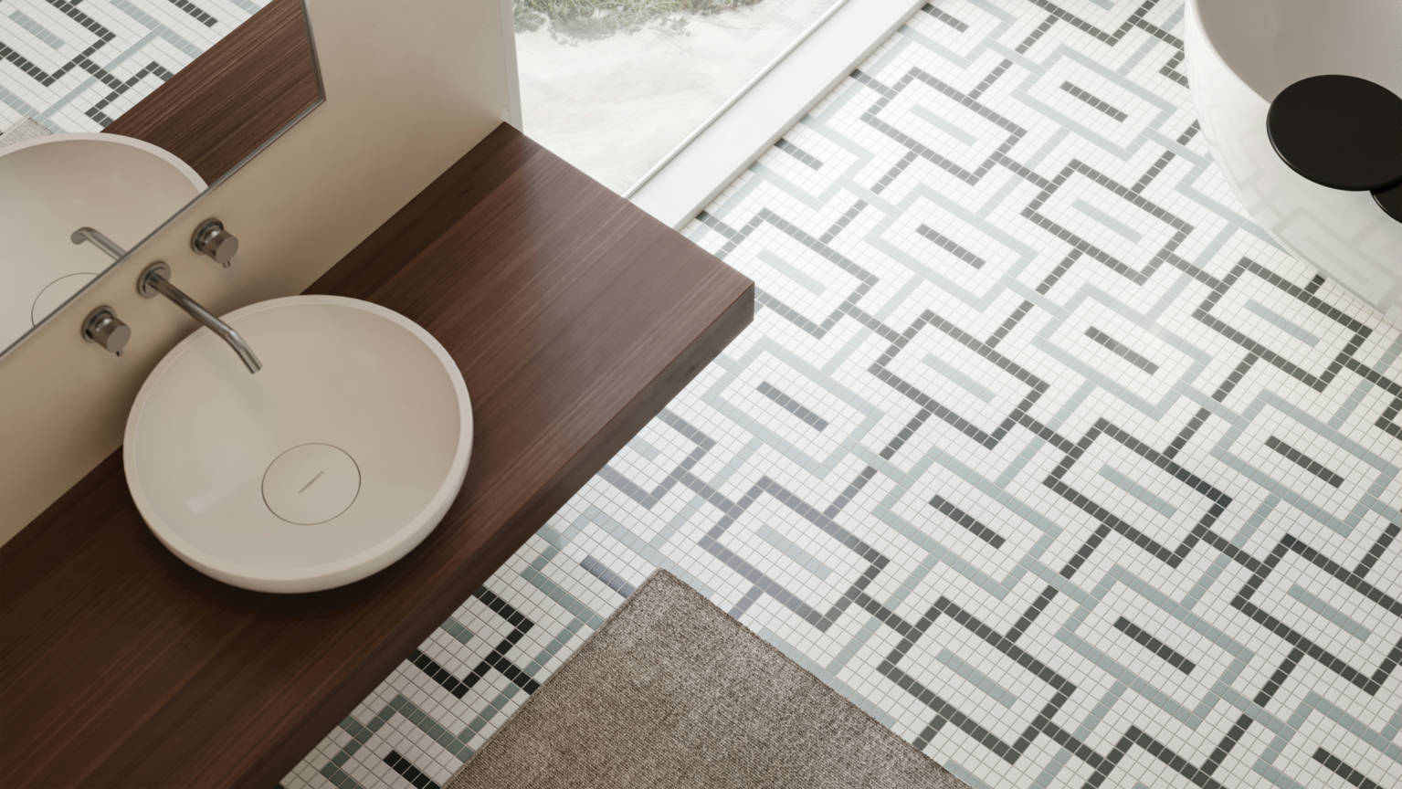 Traditions Dawn Chain Mosaic 3 |  Carpet Barn Carpet One Inc.