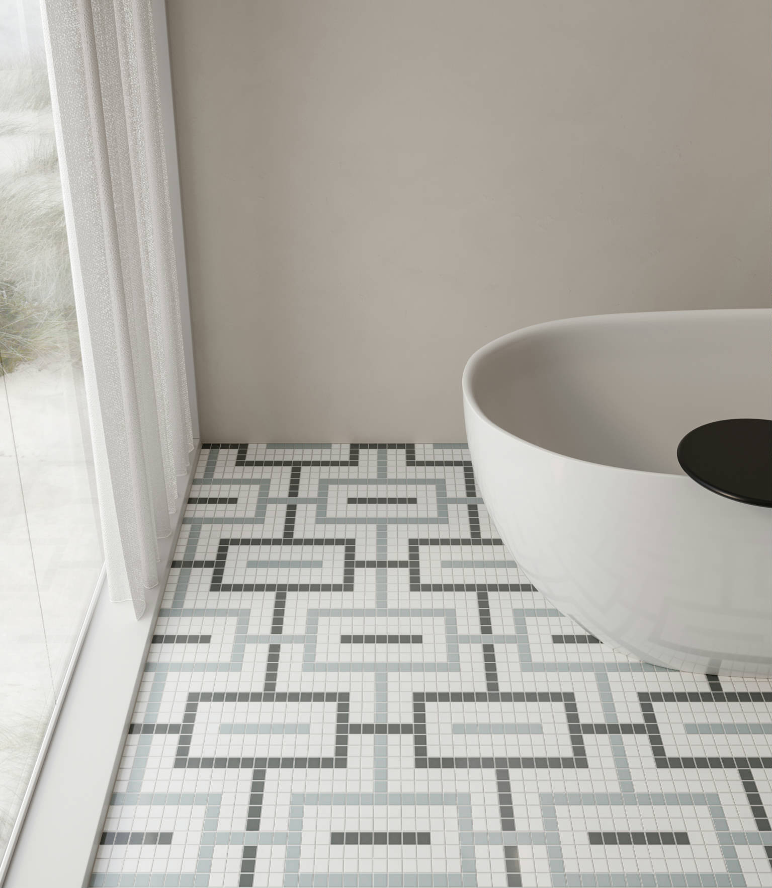 Traditions Dawn Chain Mosaic 4 |  Carpet Barn Carpet One Inc.