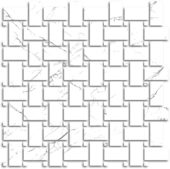 Treasure Ice White Marble Polished Basketweave Mosaic |  Carpet Barn Carpet One Inc.