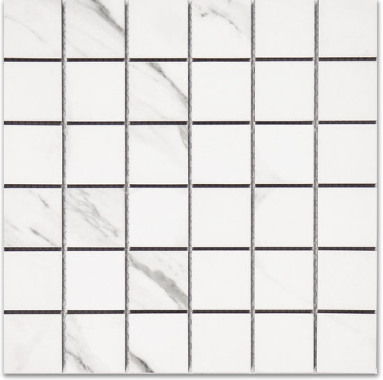 Treasure Statuario 2x2 Polished Mosaic |  Carpet Barn Carpet One Inc.