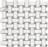 Treasure Statuario Polished Basketweave Mosaic |  Carpet Barn Carpet One Inc.