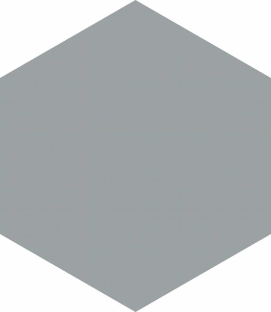 Vida 5.5X6.3” Grey Hexagon |  Carpet Barn Carpet One Inc.