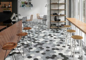 Vida 5.5X6.3” Pearl Hexagon |  Carpet Barn Carpet One Inc.